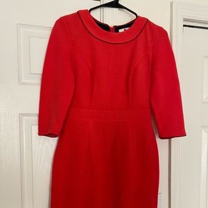 Boden SIZE 4P fitted red dress